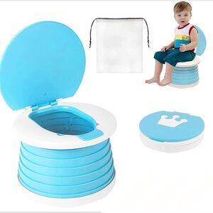 Blue Portable Toddler Potty Seat